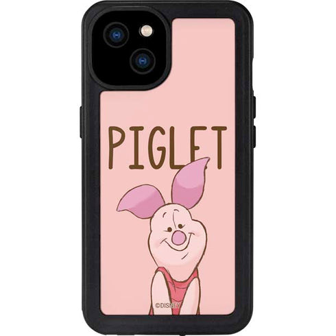 Disney Winnie the Pooh Piglet Portrait iPhone 15 Plus Waterproof Case